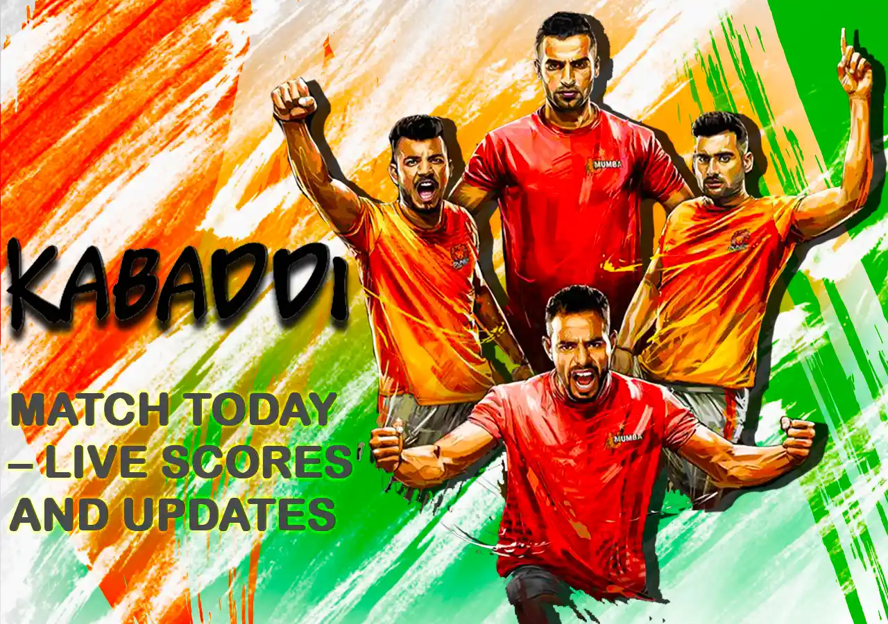 Kabaddi match. live streaming and updates