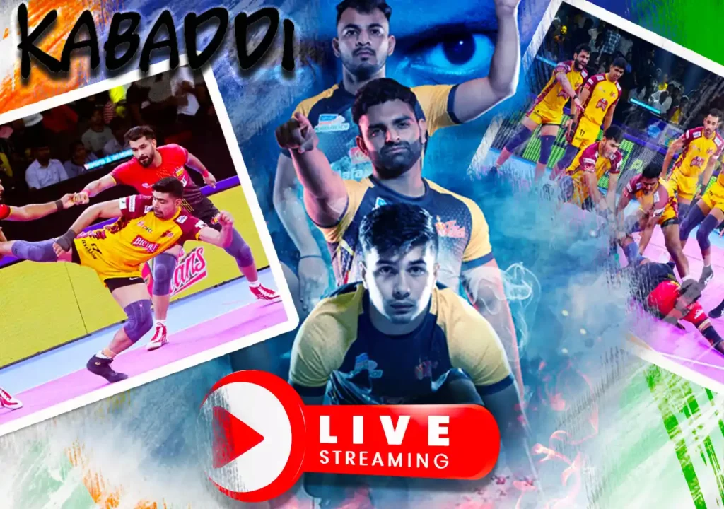 To watch the live broadcast of the Telugu Titans vs Bengaluru Bulls match 