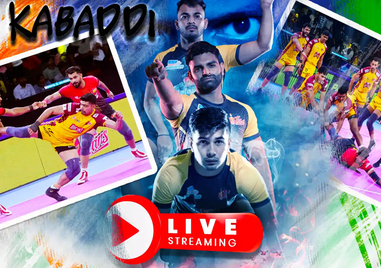 To watch the live broadcast of the Telugu Titans vs Bengaluru Bulls match