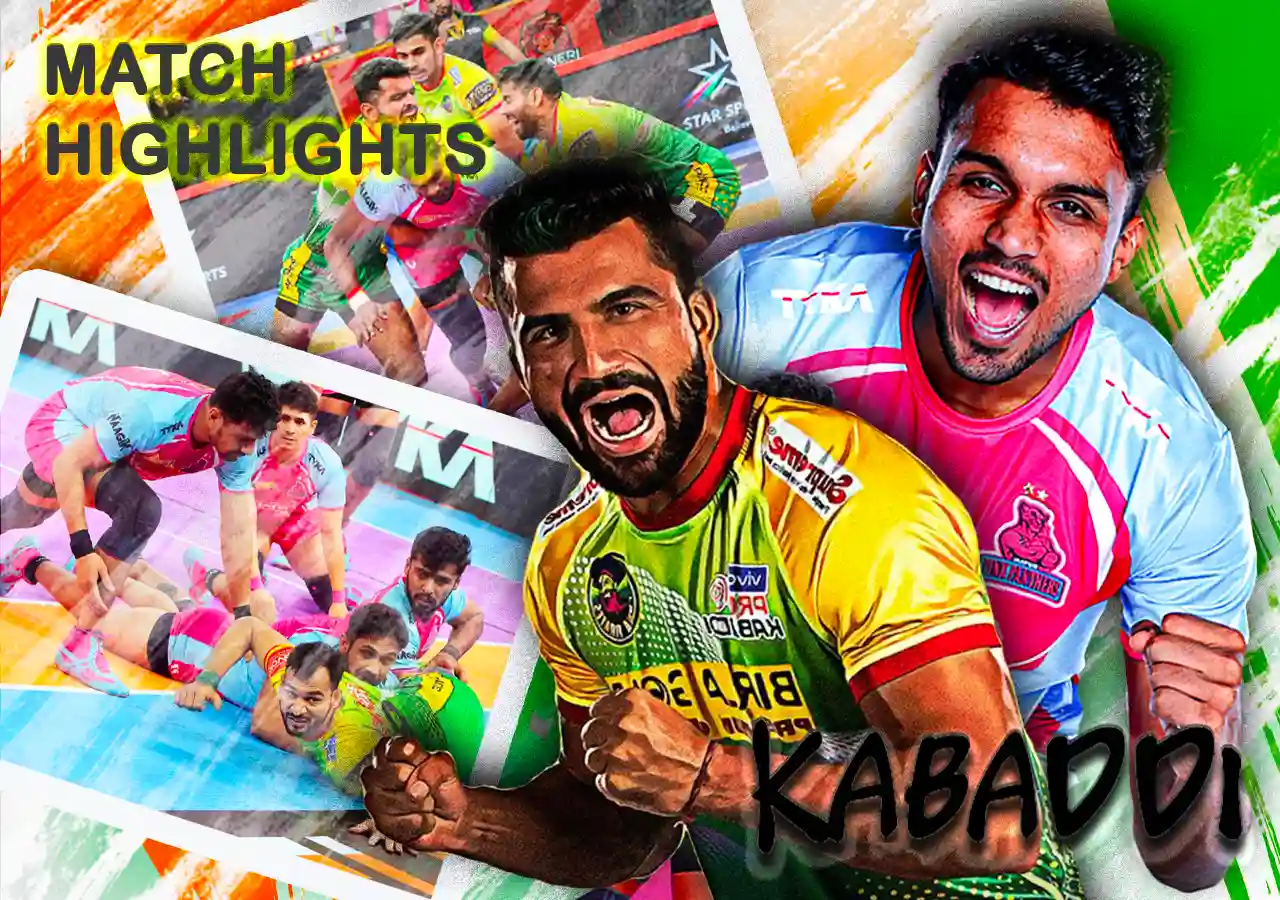 Highlights of the match Patna Pirates vs Jaipur Pink Panthers live