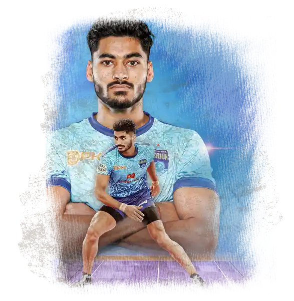 Nitin Kumar is a kabaddi player with modest results but high potential.